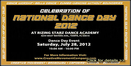 2012 National Dance Day Fundraiser at Rizing Starz