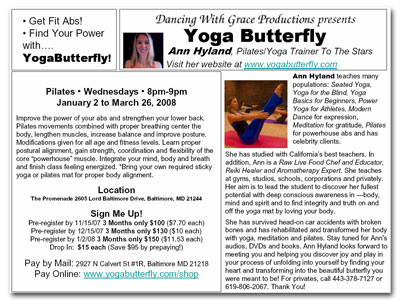 Yoga Pilates with Ann Hyland